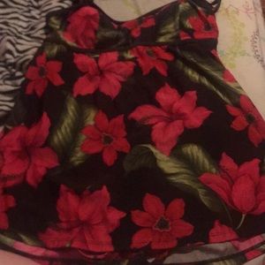 One piece dress bathing suit